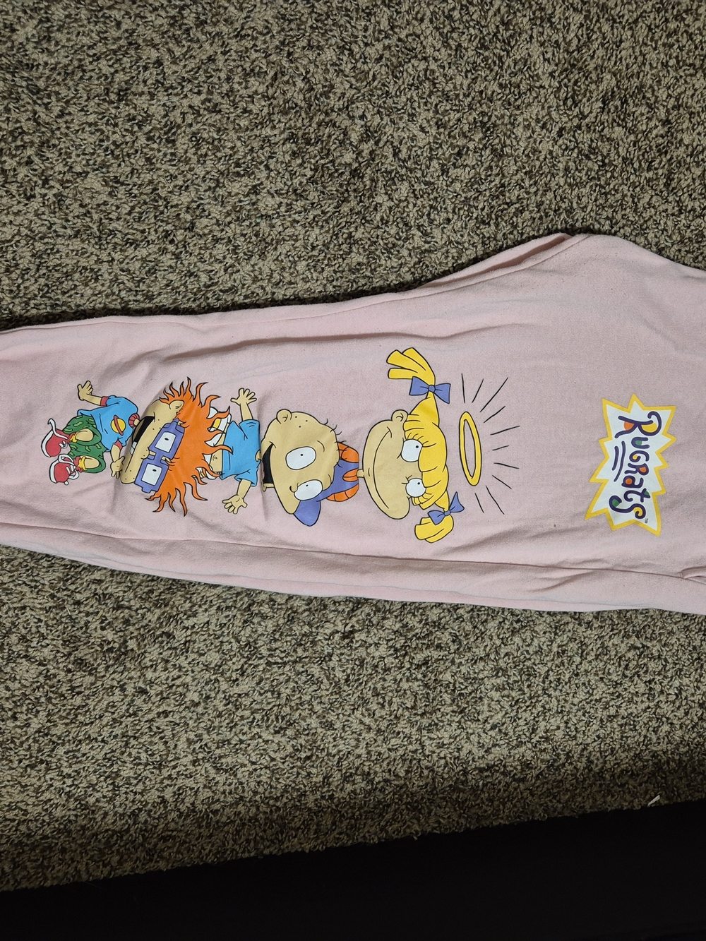 Nickelodeon Rugrats Pink Soft Fleece Pull On Jogger Pants SZ 3XL